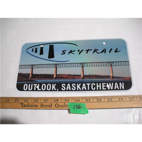 Outlook Sask Skytrail Booster Plate