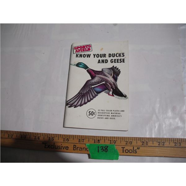 1954 Sports Afield “Know your Ducks and Geese” Booklet