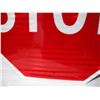 Image 4 : Unused Aluminium Stop Sign, 23 ¾” x 23 ¾”