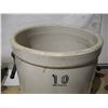 Image 2 : 10 Gal Imperial Medalta Potteries Stoneware Crock (repaired cracks)