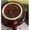 Image 2 : Vintage Brown Drip Onion Soup Bowls, McCoy 7054, USA