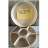 Image 2 : Vintage Tupperware Divided Serving Tray with Cover.