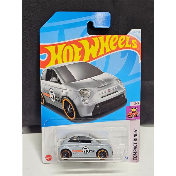 2024 Hot Wheels #22 Compact Kings "Fiat 500e" Hatchback