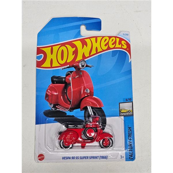 2024 Hot Wheels #71 Factory Fresh "Vespa 90 SS Super Sprint (1966)" Scooter