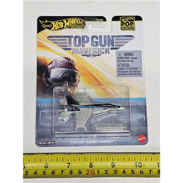 Very RARE 2024 Hot Wheels Premium Pop Culture Top Gun Maverick "F/A-18E Super Hornet" Jet