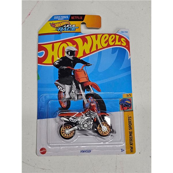 2024 Hot Wheels #130 HW Xtreme Sports "HW450F" Dirt Bike