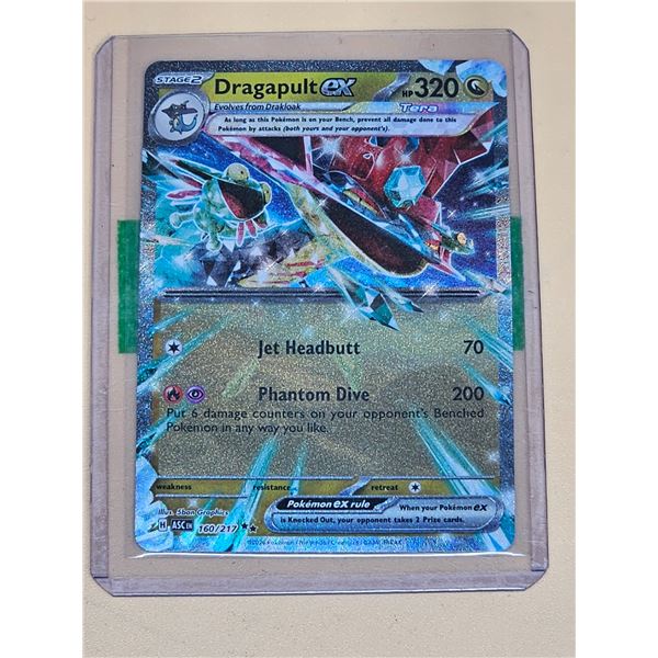 Pokemon Ascended Heroes Dragapult ex Double Rare Holo #160