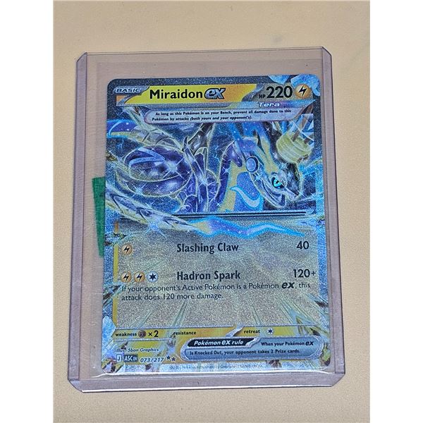 Pokemon Ascended Heroes Miraidon ex Double Rare Holo #073