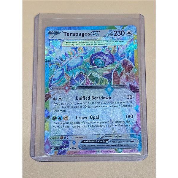 Pokemon Ascended Heroes Terapagos ex Double Rare Holo #179