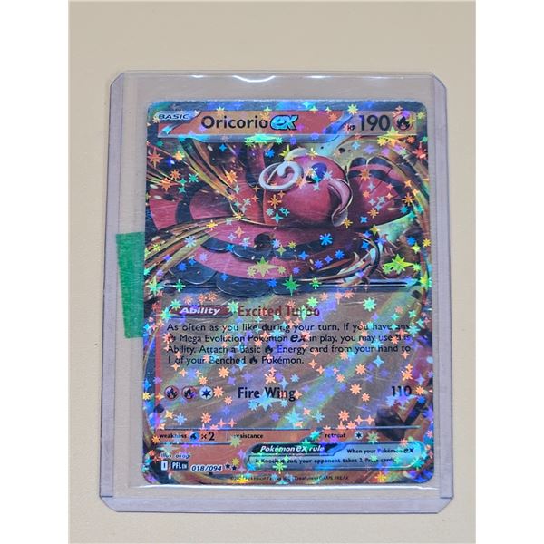 Pokemon Partners in Flight Oricorio ex Double Rare Holo #018
