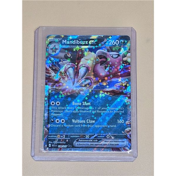 Pokemon Ascended Heroes Mandibuzz ex Double Rare Holo #139