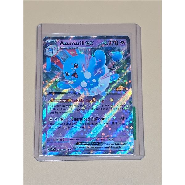 Pokemon Ascended Heroes Azumarill ex Double Rare Holo #084
