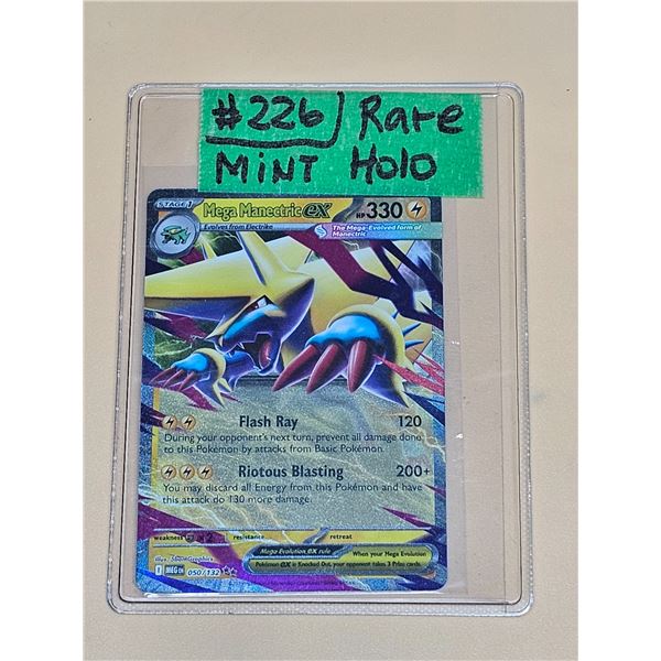 Pokemon Mega Evolution Mega Manectric ex Double Rare Holo #050