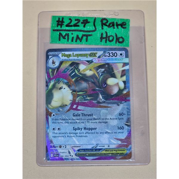 Pokemon Partners in Flight Mega Lopunny ex Double Rare Holo #084