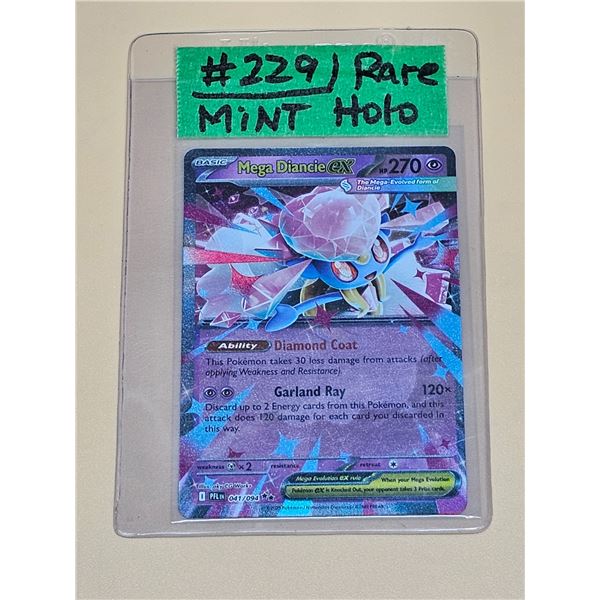 Pokemon Partners in Flight Mega Diancie ex Double Rare Holo #041