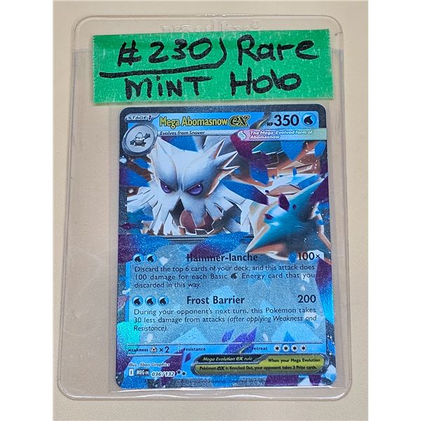 Pokemon Mega Evolution Mega Abomasnow ex Double Rare Holo #036