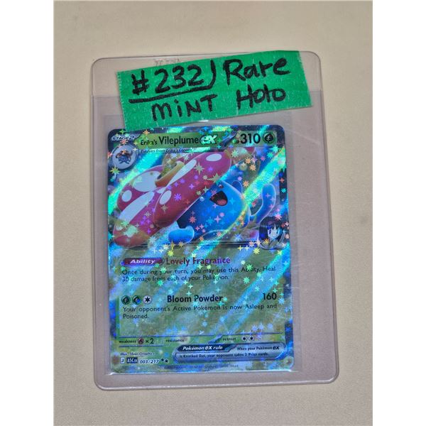 Pokemon Ascended Heroes Erika's Vileplume ex Double Rare Holo #003