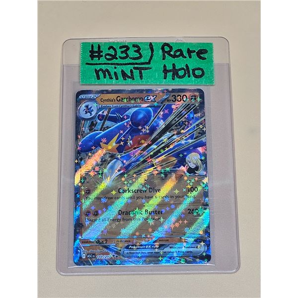 Pokemon Ascended Heroes Cynthia's Garchomp ex Double Rare Holo #111