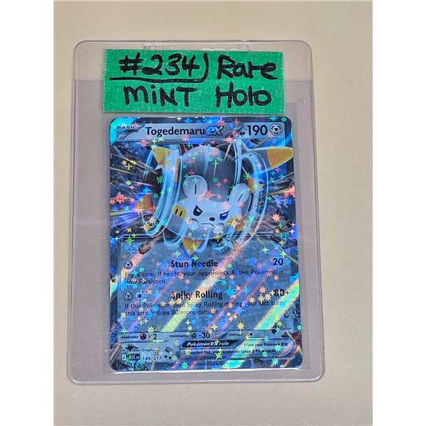 Pokemon Ascended Heroes Togedemaru ex Double Rare Holo #149