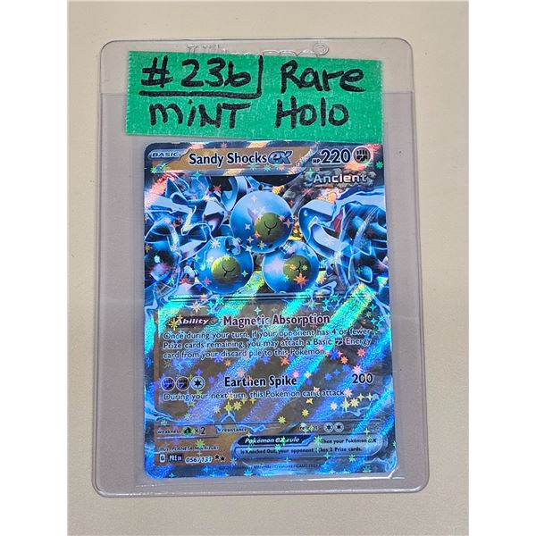 Pokemon Prismatic Evolutions Sandy Shocks ex Double Rare Holo #056/131