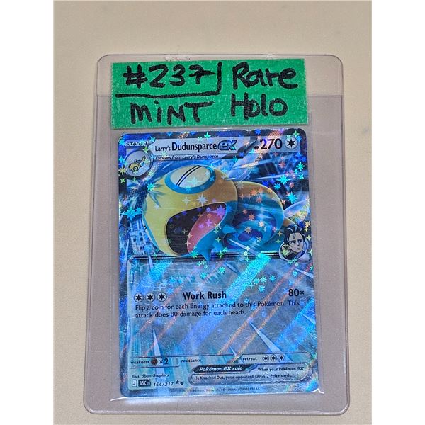 Pokemon Ascended Heroes Larry’s Dudunsparce ex Double Rare Holo #164