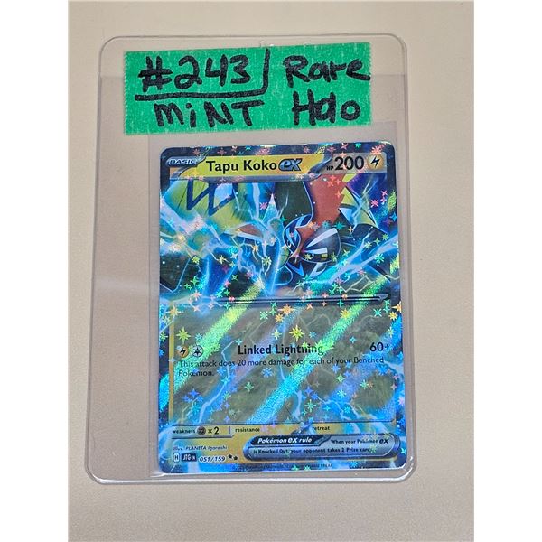 Pokemon Journey To Glory Tapu Koko ex Double Rare Holo #051