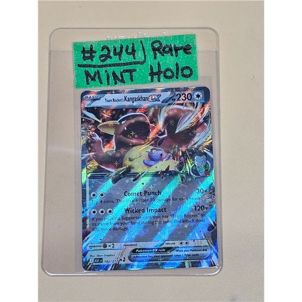 Pokemon Ascended Heroes Team Rocket's Kangaskhan ex Double Rare Holo #162