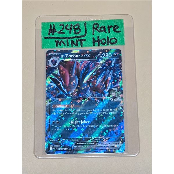 Pokemon Ascended Heroes N's Zoroark ex Double Rare Holo #137