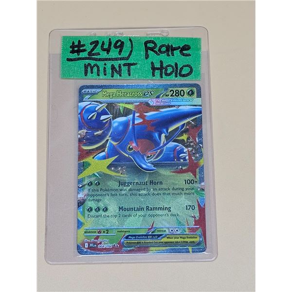 Pokemon Phantasmal Flames Mega Heracross ex Double Rare Holo #004