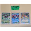 Image 1 : Very RARE (3) Black Star Pokemon Promo Holo Cards