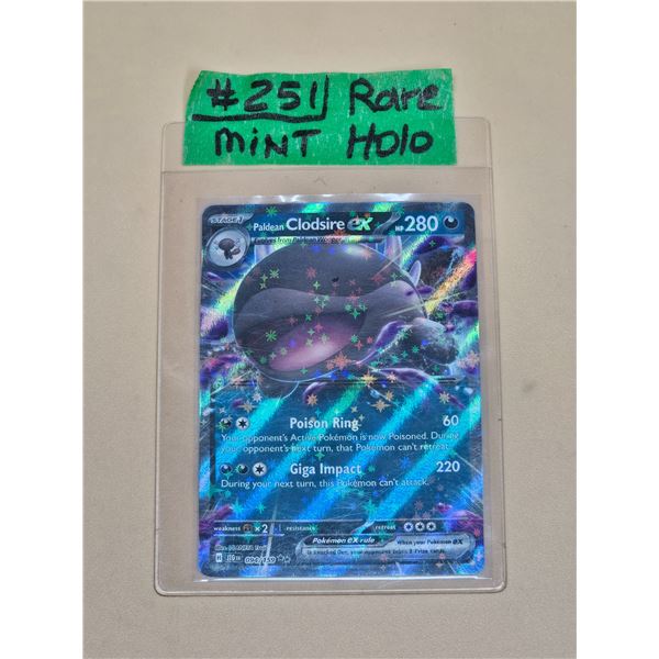 Pokemon Journey To Glory Paldean Clodsire ex Double Rare Holo #094