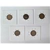 Image 2 : (5) USA Pennies | 1914 – 1918 – 1919 – 1920 - 1925