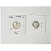 Image 2 : (2) Canada Silver 10 Cent Coins | 1929 – 1931
