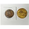 Image 1 : Canadian Elizabeth II Coronata MCMLIII Medallion, 1971 BC Centenary of Confederation Token