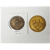 Image 2 : Canadian Elizabeth II Coronata MCMLIII Medallion, 1971 BC Centenary of Confederation Token