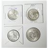 Image 1 : Lot of (4) USA Coins | 1971 Dollar - (2)1976 Half Dollars – 1982 Half Dollar
