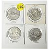 Image 1 : (4) Canada One-Dollar Coins | (2) 1968 – 1969 – 1972