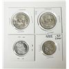 Image 1 : Lot of (4) Canadian Coins | (2) 1968/1969 One-Dollar – (2) 2002 50 cent