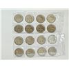 Image 1 : (16) 1973 Canada RCMP 25 cent Coins