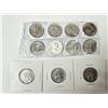 Image 2 : (11) 1973 Canada RCMP 25 cent Coins