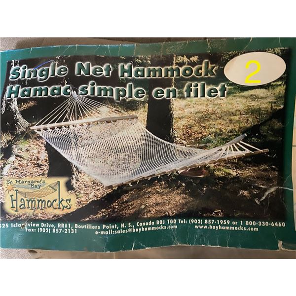 NEW Single Net Hammock – Never Opened
