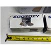 Image 2 : (2) Sootozy brand reusable capsules (New) and Polydremio brand ceramic pour over coffee maker set wi