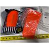 Image 3 : 4 Pair of Shin Guard with Sleeves, (2) Orange Size Small and (2) Black Size Medium.