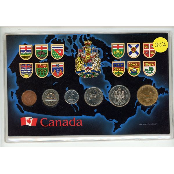 1993 Canada Proof Like Coin Set.
