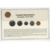 Image 2 : 1994 Canada Remembers Coin Set commemorating the 50th anniversary of the Normandy D-Day Invasion.