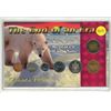 Image 1 : 1996 Canadian uncirculated coin set themed "The End of an Era," featuring the inaugural two-dollar "