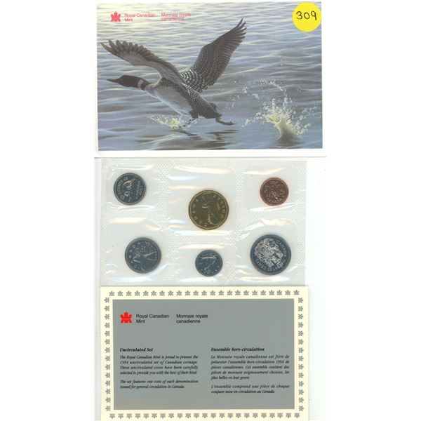 1994 Canada Uncirculated Coin Set.