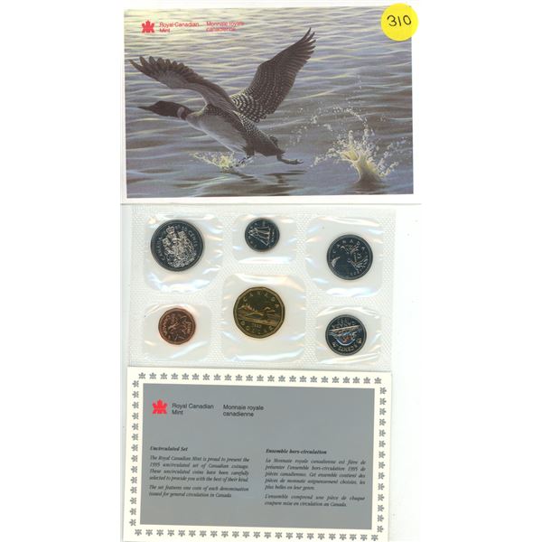 1995 Canada Uncirculated Coin Set.