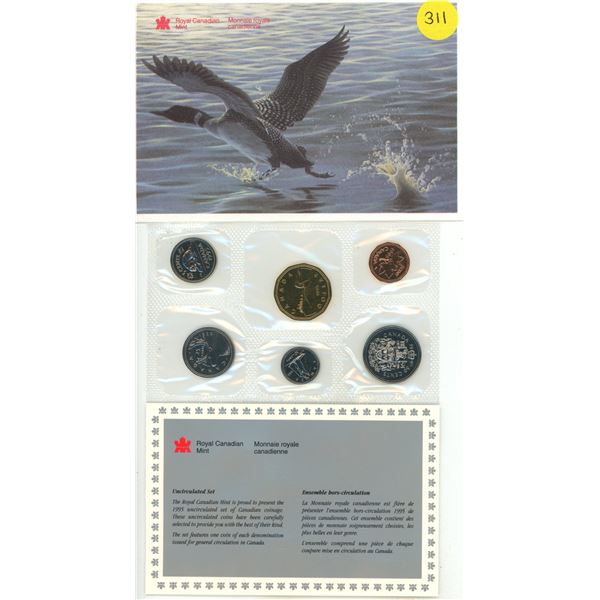 1995 Canada Uncirculated Coin Set.