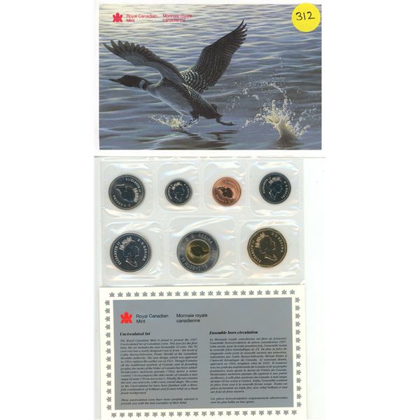 1997 Canada Uncirculated Coin Set.